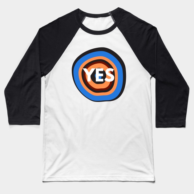 Yes to the Voice to Parliament Baseball T-Shirt by DestinationAU